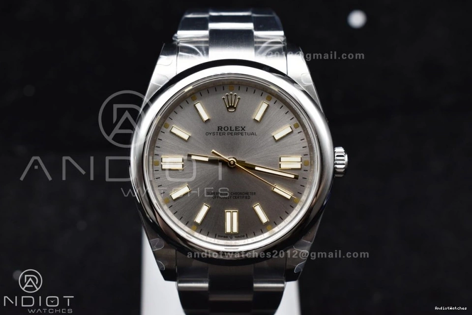 Steel Best 124300 A SunProtective 943 41mm Oyster 904L Perpetual 1:1 Silver Dial DIWF Edition 0306